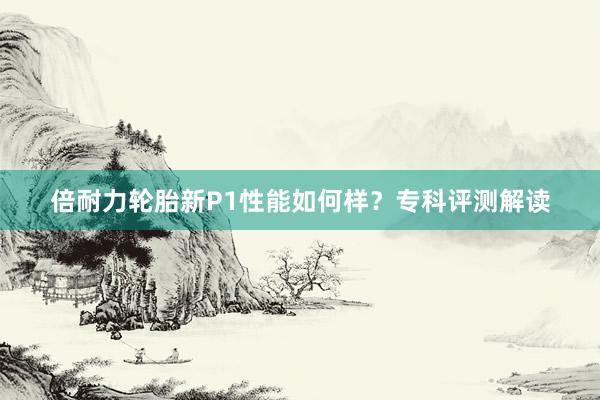 倍耐力轮胎新P1性能如何样？专科评测解读